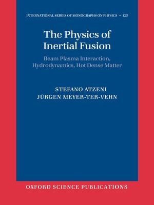 cover image of The Physics of Inertial Fusion